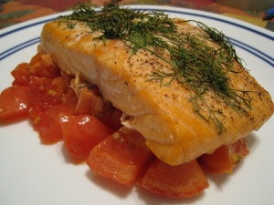 Recipe for Roasted Salmon